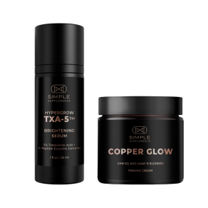 Glow Duo: HYPERGLOW TXA 5 Exosome Serum and Copper Glow Cream